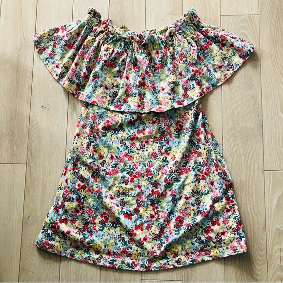 H&M Off The Shoulder Floral Print Dress Size S - Picture 2 of 13